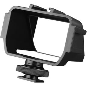 Plastic Camera Selfie Vlog Flip Up Mirror Screen 3 Cold Shoe Mounts Compatible with Sony A6500/6300 Compatible with Fuji XT2/3/20/30