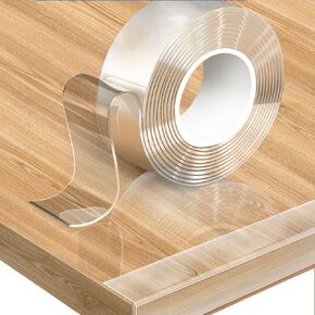 Baby Proofing Edge Protector for Kid Clear Edge Protector Strip Safety Corner Guards Child Proof Corner Bumper for Furniture 2" x 49.21' (thk: 1mm)