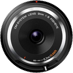 OM SYSTEM BCL-0980 9mm f/8 Fisheye Body Cap Lens for Micro Four Thirds