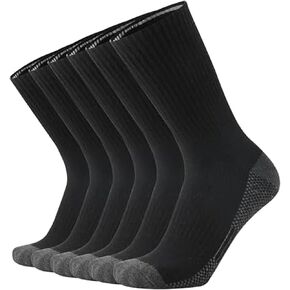 ONKE Cotton Cushion Crew Socks for Men Athletic All Season Heavy Duty Work Boot with Thick Moisture Control Sweat Wicking