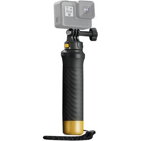 PULUZ Floating Hand Grip Magnetic Quick Release Handle Compatible with GoPro Hero 12, 11, 10, 9, 8, 7, 6, 5, 4, Session, 3+, 2, 1, Handle Mount Accessories for Water Sport and Action Cameras