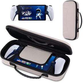 EVA Carrying Case for PS5 Portal + 2 Sony DualSense Wireless Controller,Built-in Stand Design/Shockproof Anti-Scratch in Kuwait