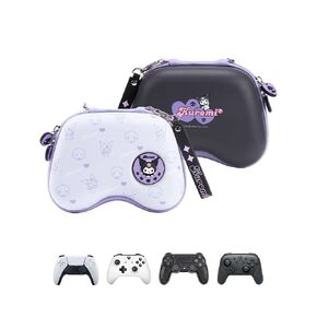 Kuitmor Controller Protection Case, Portable Travel Carrying Bag Hard Shell Storage Case fits PS4, PS5, NS Pro, Xbox with Internal Pocket for Data Cables and Accessories