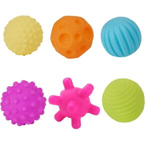 Baby Balls Toddler Toys Sensory Oball Colorful Catch Play Kick Squish