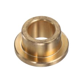 2pcs Flange Bearing Sleeve 15mm Bore 21mm OD 25mm Length 3mm Flange Thickness Bronze Bushing Self-Lubricating Bushings Sleeve for Industrial Equipment