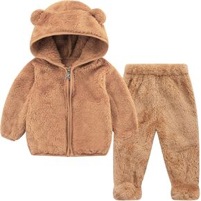 Newborn Boys Girls 0-6 Months Winter Jackets For Baby Pants Coat Flecee Clothes