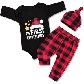 Aalizzwell Newborn Infant Baby Boys Christmas Outfit