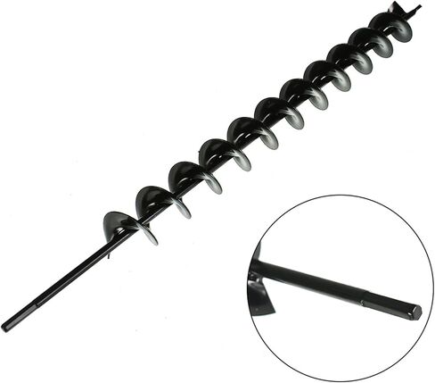 مثقاب صغير من Kimllier مقاس 2 × 24 (أسود، شفرة طويلة) مثقاب أسطواني أو مظلة لمثقاب سداسي مقاس 3/8 بوصة in Kuwait