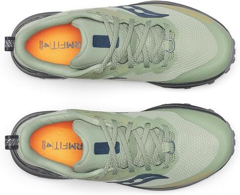 Saucony Women's Peregrine 14 GTX Hiking Shoe, SAGE/Carbon, 7 in Saudi Arabia