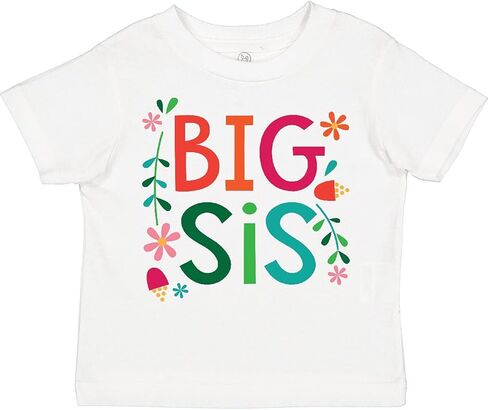 inktastic Big Sis Girls Cute Sister Announcement Toddler T-Shirt in Saudi Arabia