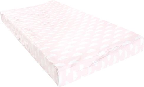 غطاء وسادة تغيير الحفاضات مناسب للأطفال من الجنسين من Luvable Friends، فيل أساسي للفتيات، مقاس واحد in Kuwait