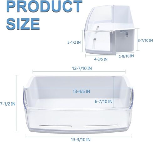 Cenipar AAP73631502 Refrigerator Door Shelf Bin Replacement,Replaces AAP72909218,2652330,AP5673811,PS7786021,EAP7786021 in Saudi Arabia