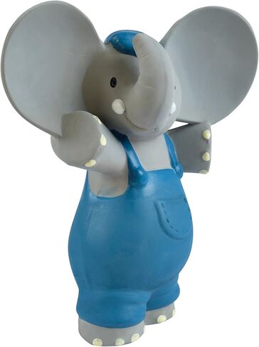 تيكيري تويز ألفين الفيل خشخيشة، لعبة تصدر صوتًا من المطاط الطبيعي العضوي بالكامل، للأعمار من 6 أشهر فما فوق (78313) in Kuwait