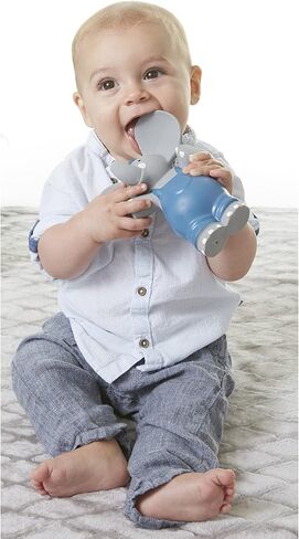 تيكيري تويز ألفين الفيل خشخيشة، لعبة تصدر صوتًا من المطاط الطبيعي العضوي بالكامل، للأعمار من 6 أشهر فما فوق (78313) in Kuwait