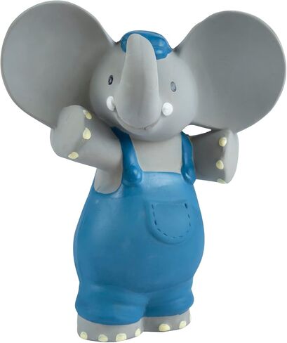 تيكيري تويز ألفين الفيل خشخيشة، لعبة تصدر صوتًا من المطاط الطبيعي العضوي بالكامل، للأعمار من 6 أشهر فما فوق (78313) in Kuwait