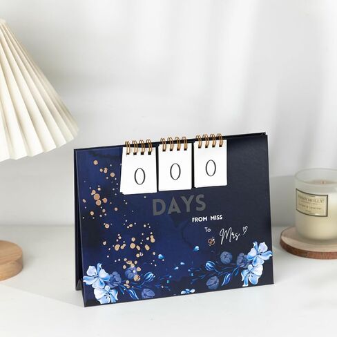 Modern Chic Picture Frame/Countdown Weeks/Days/Keepsake Memory Countdown Calendar BONUS/W 4 pieces Self Adhesive Photo Corners (BEAR) in Saudi Arabia