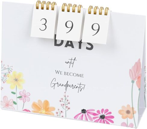 Modern Chic Picture Frame/Countdown Weeks/Days/Keepsake Memory Countdown Calendar BONUS/W 4 pieces Self Adhesive Photo Corners (BEAR) in Saudi Arabia