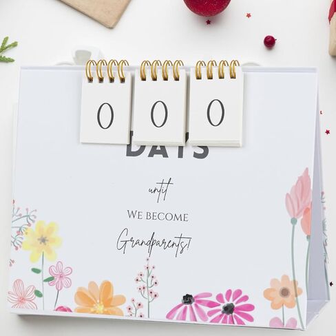 Modern Chic Picture Frame/Countdown Weeks/Days/Keepsake Memory Countdown Calendar BONUS/W 4 pieces Self Adhesive Photo Corners (BEAR) in Saudi Arabia