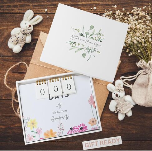 Modern Chic Picture Frame/Countdown Weeks/Days/Keepsake Memory Countdown Calendar BONUS/W 4 pieces Self Adhesive Photo Corners (BEAR) in Saudi Arabia