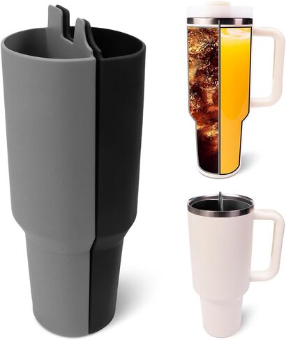 2-in-1 Drink Separate 40 OZ Suitable for Tumbler Cup, Compatible with Tumbler Cup Accessories, Used as a Cold Drink Separator for Coffee, Juice, Cocktails, Whiskey in Saudi Arabia