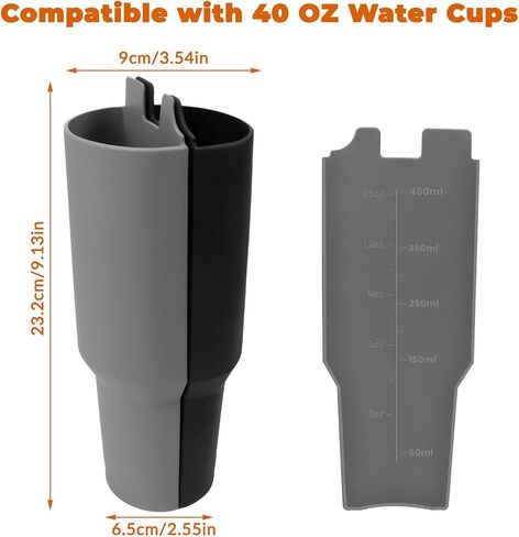 2-in-1 Drink Separate 40 OZ Suitable for Tumbler Cup, Compatible with Tumbler Cup Accessories, Used as a Cold Drink Separator for Coffee, Juice, Cocktails, Whiskey in Saudi Arabia
