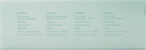 كاميرا Canon PowerShot ELPH 340 HS 16MP الرقمية (أسود) (متجددة) in Saudi Arabia
