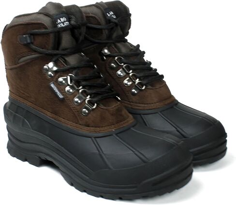 LABO Men's Snow Boots Waterproof Insulated Lace UP-103 by CITISHOESNYC in Kuwait