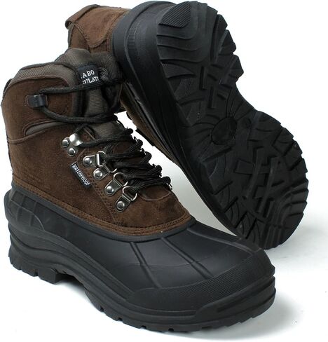 LABO Men's Snow Boots Waterproof Insulated Lace UP-103 by CITISHOESNYC in Kuwait