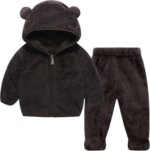 Newborn Boys Girls 0-6 Months Winter Jackets For Baby Pants Coat Flecee Clothes in Saudi Arabia