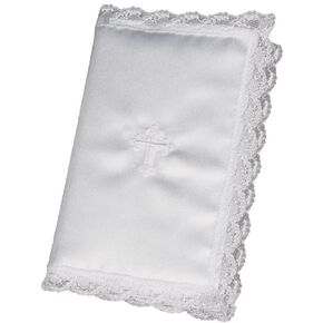 King James Bible New Testament with Satin Cover and Embroidered Cross