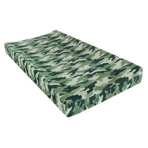 Hudson Baby Unisex Baby Changing Pad Cover, Camo, One Size