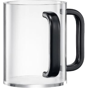 Judaica Acrylic Hand Washing Cup for Netilat Yadayim with Dual Handles - 5" Clear Unbreakable Plastic Negel Vasser Wash Cup for Everyday & Shabbat, Shul, Synagogue & Home (Clear with Clear Handles)