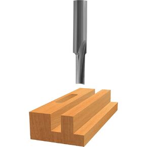 Bosch 85208M 1/16 in. x 3/16 in. Solid Carbide 1-Flute Straight Bit