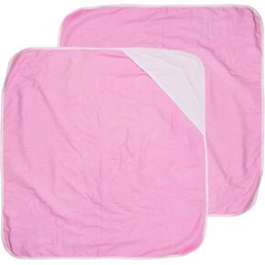 Craft Express Sublimation Blank Hooded Baby Towel - 35" x 35" Babies Towels with Hoods Ready for Personalization - Set of 2