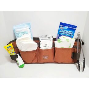 Daddy Diaper Toolbelt in Brown New Daddy Gift