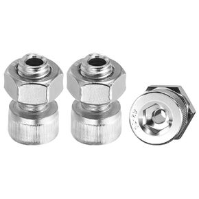 PATIKIL M8x35mm 304 الفولاذ المقاوم للصدأ مسمار مجوف، 3 مجموعة أسطواني مسدس المقبس المسمار الجوز عدة مصباح خيوط مسامير من خلال ثقب السحابات