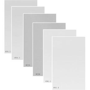 Light Diffuser Film Photography,6 Packs Lighting Gels Sheet Diffusion Roll for Photo Video Flash Led Strobe 16''X20''