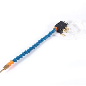 Mist Coolant Lubrication Spray System for Metal Cutting Engraving Cooling Sprayer Machine Accessories for 8mm Air Pipe CNC Lathe + 118" Tube