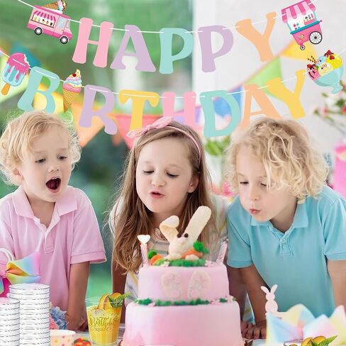 لافتة عيد ميلاد سعيد على شكل حورية البحر - ديكورات حفلات عيد ميلاد حورية البحر للفتيات والأطفال لوازم الحفلات ذات طابع حورية البحر in Kuwait