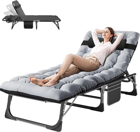 ABORON Folding Camping Cots for Adults, Double Layer 1200D Sleeping Cot, Heavy Duty Guest Bed with Mattress Carrying Bag Home Office Vacation Hospital in Saudi Arabia