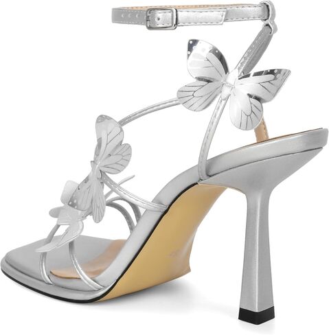 YODEKS Butterfly Heels Sandals Open Toe 3.5 Inch High Heels Women's Shoes in Saudi Arabia