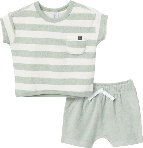 Modern Moments baby-boys 2-piece Knit Terry Shirt and Short in Saudi Arabia