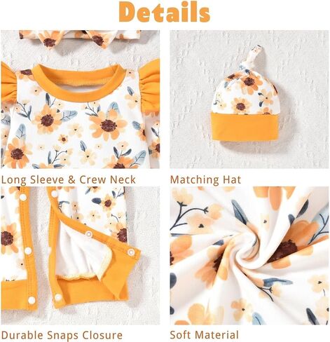 Aalizzwell Newborn Baby Girl Romper in Saudi Arabia