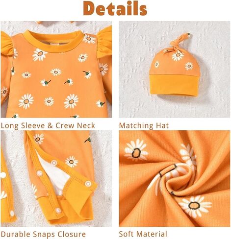 Aalizzwell Newborn Baby Girl Romper in Saudi Arabia