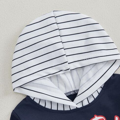 Baby Boy Clothes Infant Hoodie Set Long Sleeve Sweatshirts with Elastic Pants 2Pcs Toddler Fall Winter Outfit in Saudi Arabia