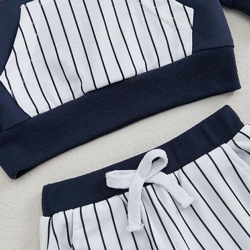 Baby Boy Clothes Infant Hoodie Set Long Sleeve Sweatshirts with Elastic Pants 2Pcs Toddler Fall Winter Outfit in Saudi Arabia