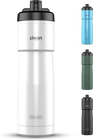 Bike Water Bottles | Insulated Bike Water Bottle | Easy Clean Nozzle, Easy Squeeze | Cycling Mountain Fitness Water Bottle | Gym Sport Bottle | Sport 23 Oz | Aqua, 23 Oz in Saudi Arabia