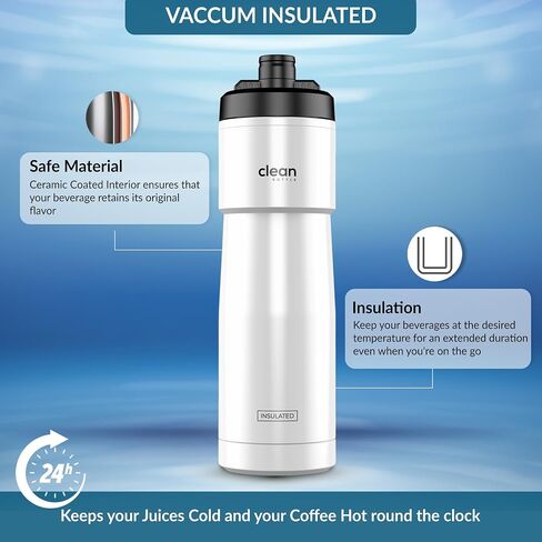 Bike Water Bottles | Insulated Bike Water Bottle | Easy Clean Nozzle, Easy Squeeze | Cycling Mountain Fitness Water Bottle | Gym Sport Bottle | Sport 23 Oz | Aqua, 23 Oz in Saudi Arabia