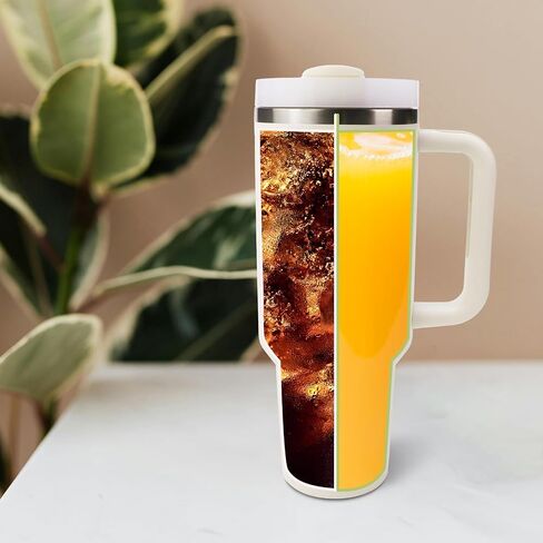 2-in-1 Drink Separate 40 OZ Suitable for Tumbler Cup, Compatible with Tumbler Cup Accessories, Used as a Cold Drink Separator for Coffee, Juice, Cocktails, Whiskey in Saudi Arabia