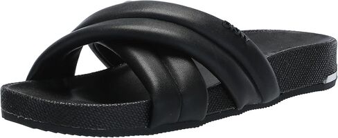 DKNY Women's Criss Cross Flat Sandal Slide in Saudi Arabia